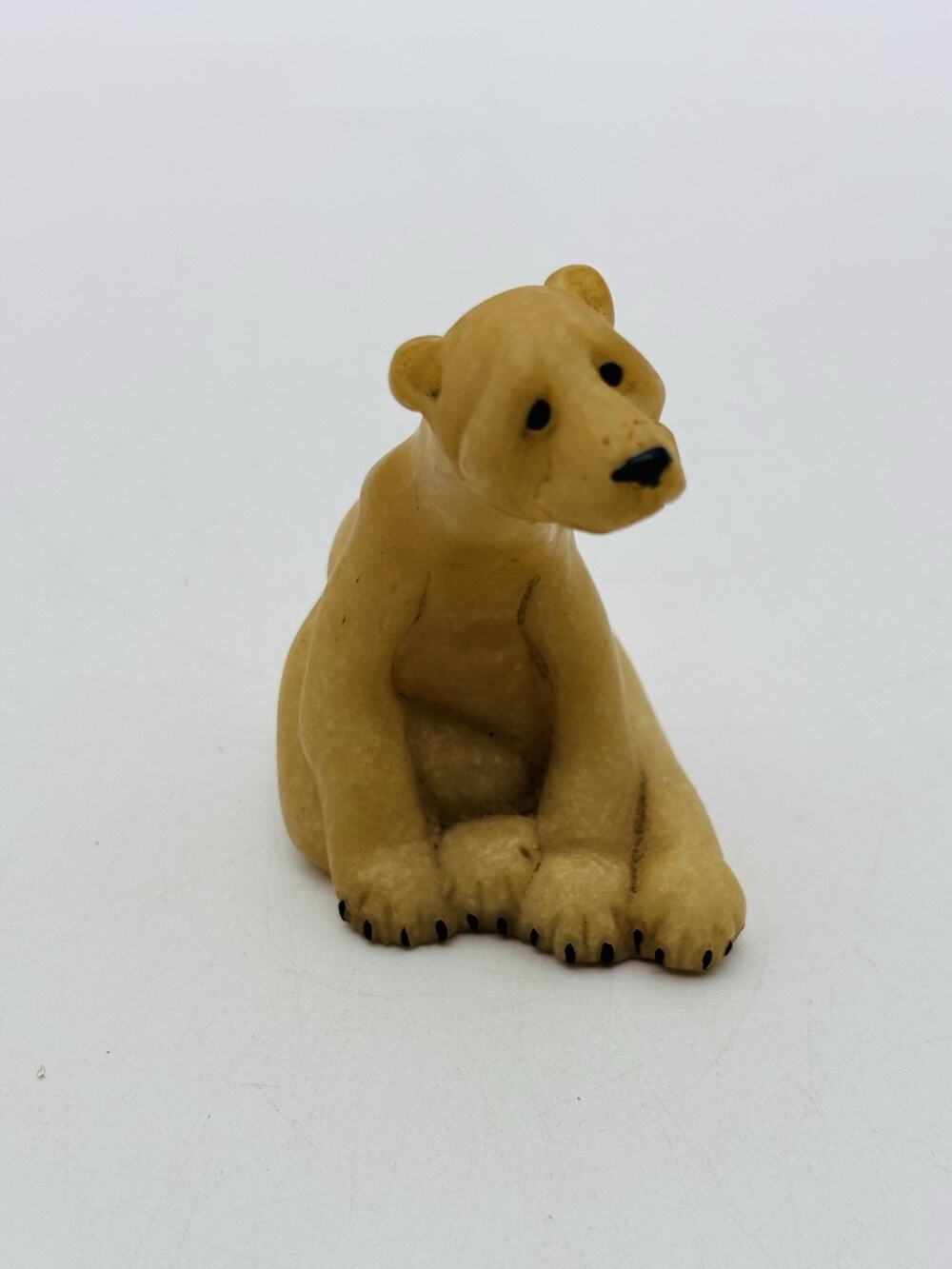 Vintage Cute Quarry Critters Paulie The Polar Bear Second Nature Design Figurine